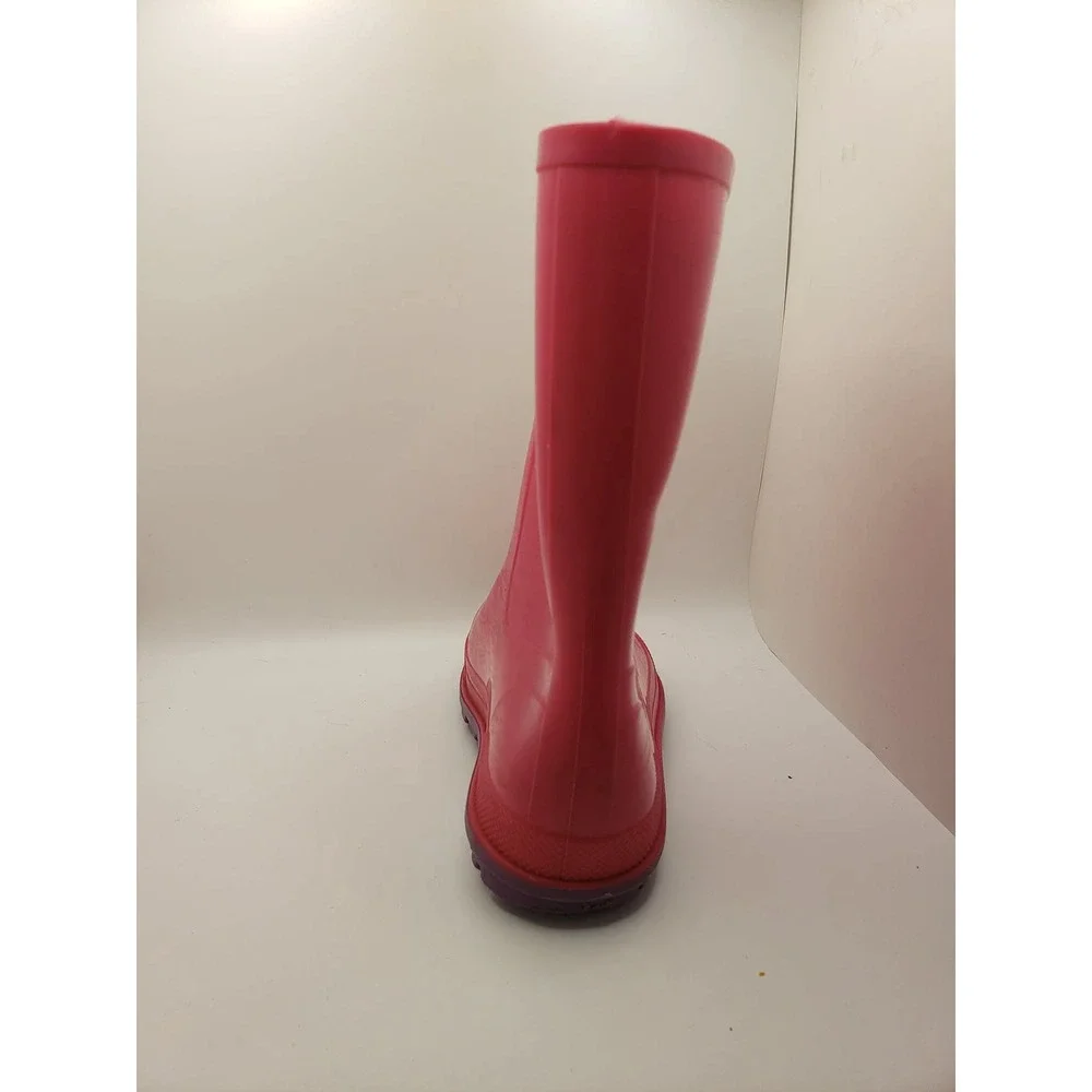 Kids Pink Rain Boots Purple Sole Waterproof Rubber Boots Size 9-10 Canada‎